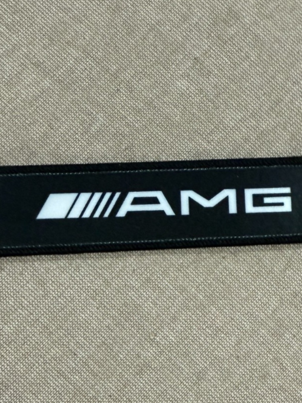 AMG Mercedes Benz Jet tag keychain